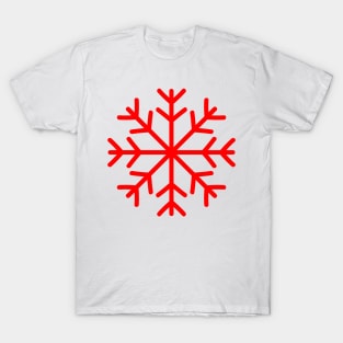 Red Snowflake T-Shirt